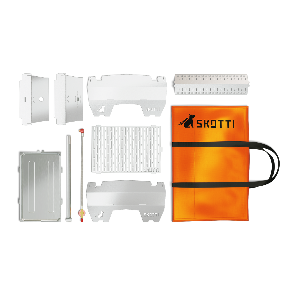 Buy SKOTTI grill online | Foldable camping gas grill | Easy with gas